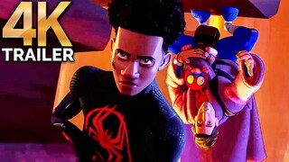 SPIDER MAN ACROSS THE SPIDER VERSE All CLIPS + Trailer (4K ULTRA HD) 2023