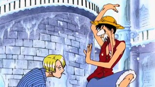 Luffy sampe kaget,sanji tiba2 ada dibelakang!