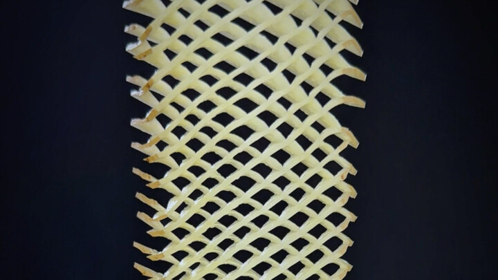 Membuat kentang terlihat mewah dan mahal #kentang #seni-potong #makan-dengan-kesan-mewah