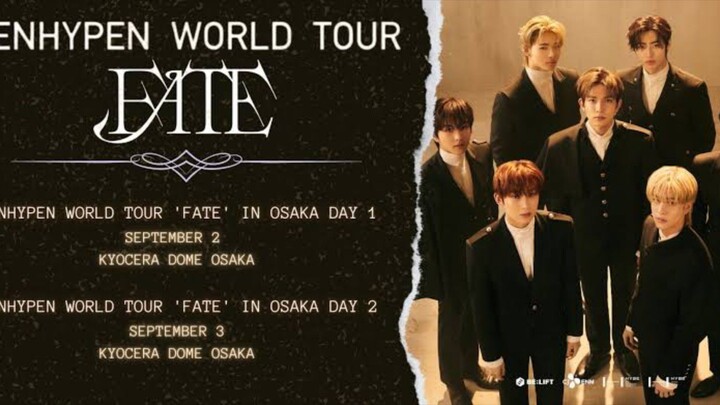 enhypen fate world tour in osaka