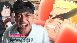 NARUTO KALAH WOYYY!!!! | Boruto Episode 217 INDONESIA Reaction