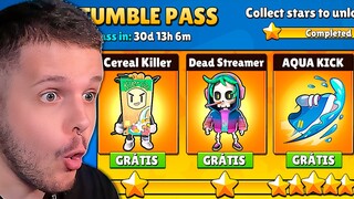 😱 COMO RESGATAR GRÁTIS O NOVO PASSE DE MAIO DO STUMBLE GUYS! 🔥 ‹ KHORTEX ›