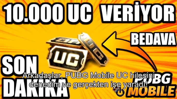 Pubg Mobile UC Hilesi 2026 - Ücretsiz UC alma Yöntemleri