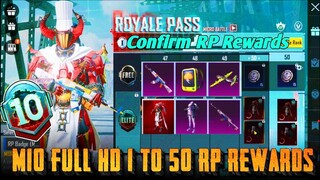 M10 ROYAL PASS 1 TO 50 RP REWARDS | M10 ROYAL PASS Max out BGMI | M10 RP 1 to 50 Leaks Pubg