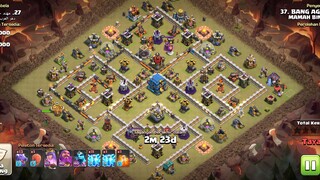 meratakan th 12 dengan udara clans of clash