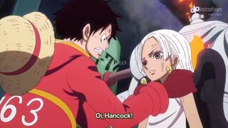 perintah luffy kepada seraphim s-snake diatas gorosei 😂