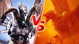 Mecha King Ghidorah vs Rodan | SPORE