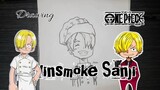 SPEED DRAWING Vinsmoke Sanji anime One Piece