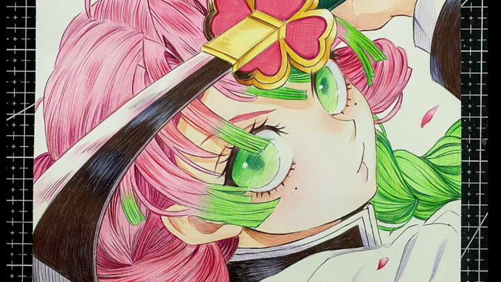 Vẽ chùa Cam Lộ bằng bút bi