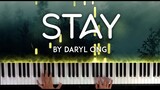 Stay by Daryl Ong piano cover with lyrics | free sheet music