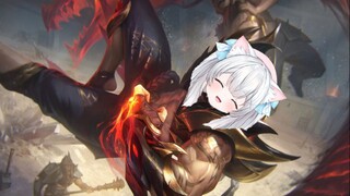 【白雪艾莉娅】白猫手痒难耐 渴望打架！