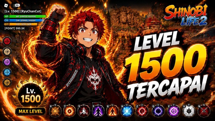Grinding 5 Jam Kurama Jinchuriki Level 1500! - Shinobi Life 2