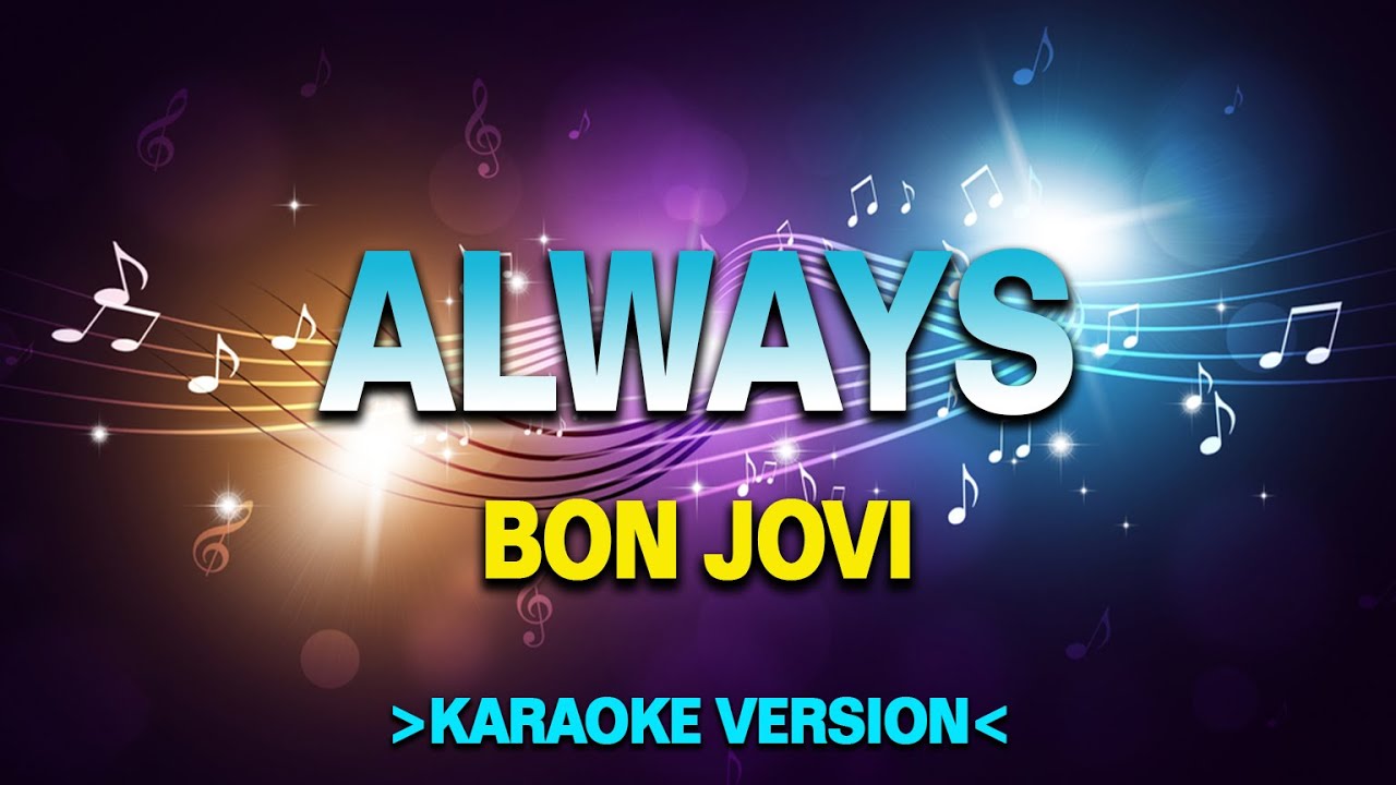 always bon jovi karaoke