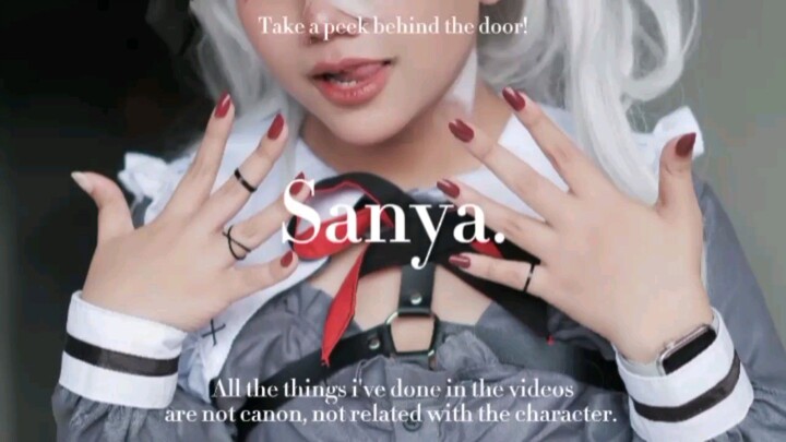 Behind the door : Sanya !