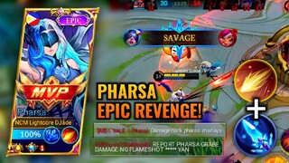 PHARSA NEW EPIC SKIN 🥰 THANKS MOONTON FOR THIS, I LOVE IT - TOP GLOBAL PHARSA GAMEPLAY | LiCRAE