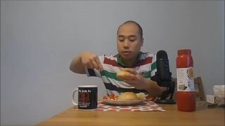 Mukbang: Croquette Sandwiches And Salad