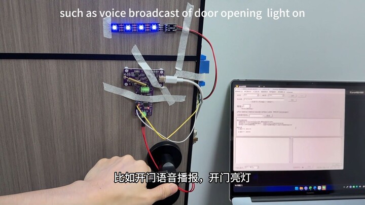 Smart Door Security with Thin-Film Pressure Sensors