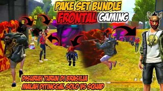 PAKE SET BUNDLE FRONTAL GAMING (SEASON 1) NYAMAR JADI YOUTUBER FREE FIRE BATTLEGROUND
