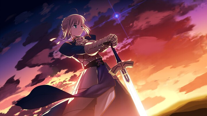 My King Saber’s special performance——Excalibur! ! !