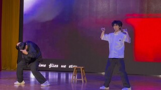 "Over Think" dance cover, campus stage version