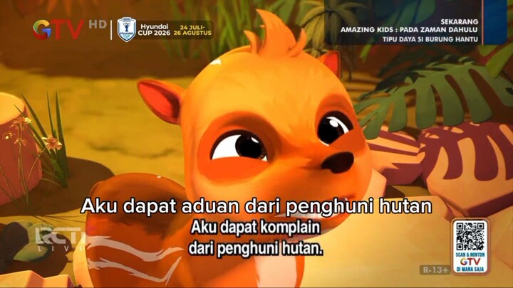 Pada Zaman Dahulu - Gagak Hitam dan Merak/Belalang Dan Burung Hantu