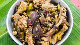 นึ่งไก่บ้านสมุนไพรหอมๆ วิธีทำแบบง่ายๆจ้า