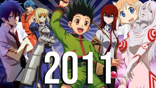 Best Anime of 2011 in Openings