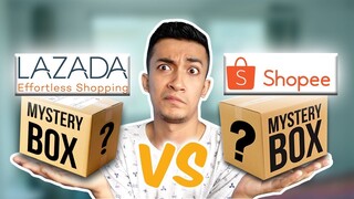 ULTIMATE MYSTERY BOX BATTLE- LAZADA VS. SHOPEE | Philippines (2019)