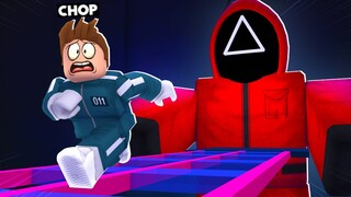 CHOP HELPED ME ESCAPE THE SCARY SQUID GAMES ROBLOX