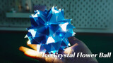 [DIY]Papermaking of a crystal snowflake lantern