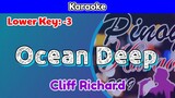 Ocean Deep by Cliff Richard (Karaoke : Lower Key : -3)