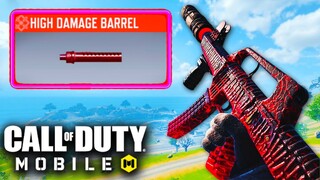 HIGH DAMAGE BARREL is OVERPOWERED in COD MOBILE 🤯