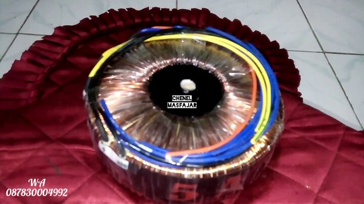 Trafo Tiroid Black Sound 5 Amper
