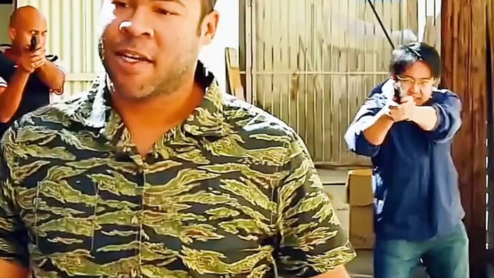 The cop aimed his gun at the fugitive—only to be met with the fugitive pulling out his own gun and p