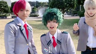 🔴🟢🟡 《 Cosplay 》Todoroki x Midoriya x Bakugou