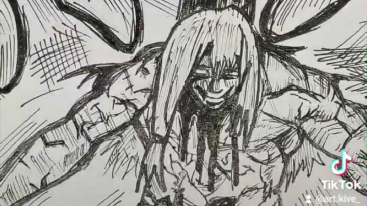 my drawing of mahito