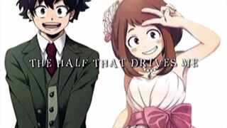 uraraka x deku izuocha kawaii 💚❤️😖💞