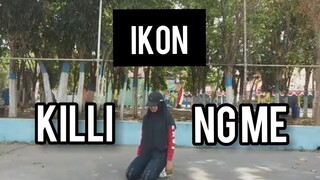 Dance cover ikon_KILLINGME in Public | hijab dance cover