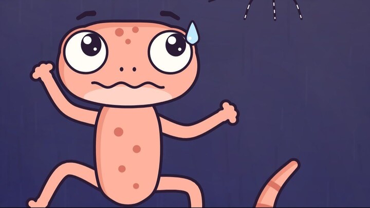 Ekornya kabur! 🦎💨