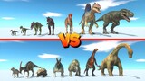 Carnivore Team vs Herbivore Team - Animal Revolt Battle Simulator
