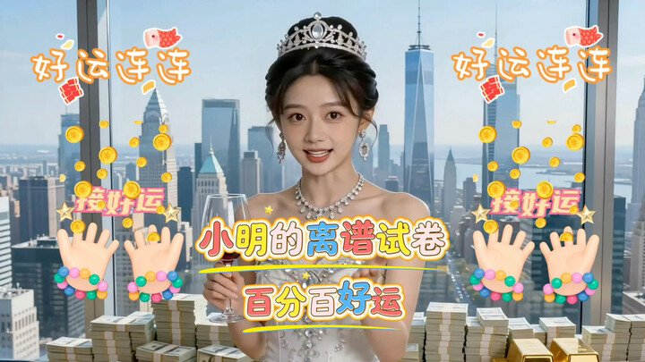 โอกาสแห่งความโชคดีคือร้อยเปอร์เซ็นต์