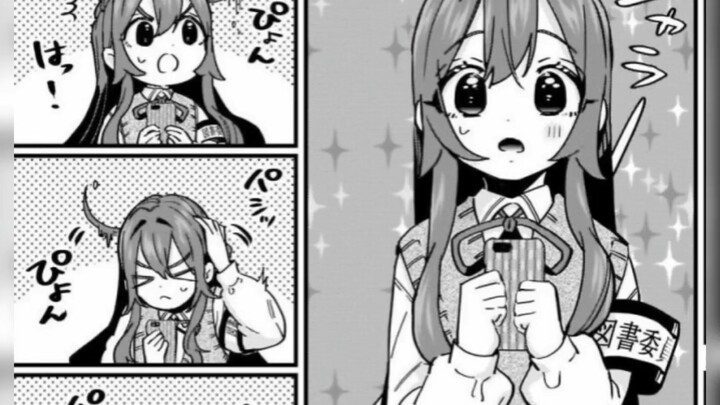 漫画中截取的好本静超可爱的表情！超超超超可爱！