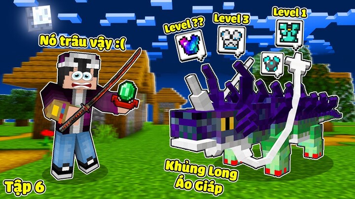 MINECRAFT CHUYỂN SINH THÀNH SLIME*TẬP 6* GẶP KHỦNG LONG ÁO GIÁP CỰC HIẾM VÀ LÀM THỢ SĂN XƯƠNG ĐEN