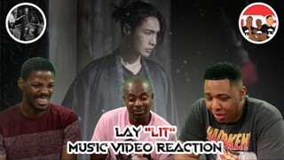 EXO张艺兴LAY《Lit(莲)》MV的reaction视频