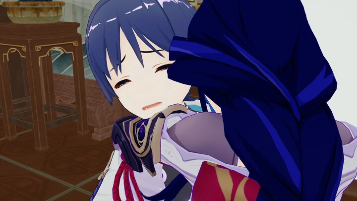 [Genshin Impact Dubbing] Mother and son reunite, come and listen to Sanbao cry and call mom