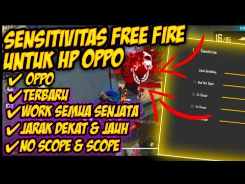 SENSITIVITAS HP OPPO A5/A9 2020, A5s, A3s, A71, & A1k FF TERBARU AUTO HEADSHOT