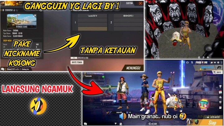 GANGGUIN BOCIL YG LAGI BY1, PAKE NICK KOSONG , TANPA KETAHUAN , DILOBBY LANGSUNG NGAMUK