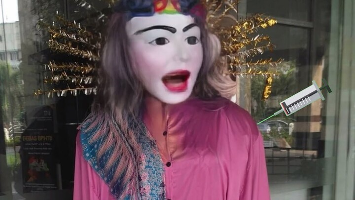 Reaksi Ondel Ondel Ketika disuntik, lucu banget bikin ketawa 🤣