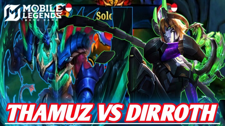 THAMUZ VS DIRROTH 🔥 Pertarungan Panas Di Exp Lane❗❗❗