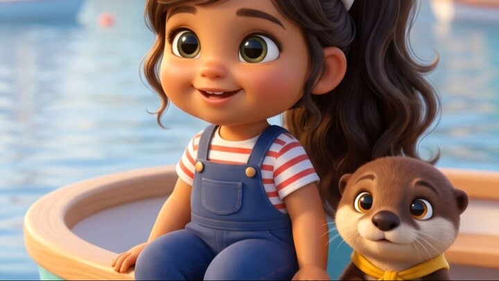 The Little Sailor and the Playful Otter